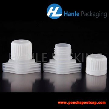 Dia 16mm standing pouch spout and detergent spout pouch lids, food powder spout caps packaging - HL160W Dia 16mm standing pouch spout and detergent spout pouch lids, food powder spout caps packaging - HL160W